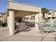 Community pool featuring a shaded seating area at 2035 S Elm St # 114, Tempe, AZ 85282