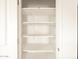 Well-organized closet with multiple shelves, offering ample storage space at 2673 E San Miguel Dr, Casa Grande, AZ 85194