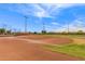 A well-maintained baseball field ready for the next game on a beautiful sunny day at 3621 W Keller Ct, Anthem, AZ 85086