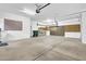 Spacious garage with ample storage and workshop area, perfect for projects at 42823 N Courage Trl, Anthem, AZ 85086