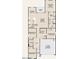 Detailed floor plan showcasing the layout of the home, including the bedrooms, kitchen, living spaces, and bathrooms at 47733 W Kenner Dr, Maricopa, AZ 85139