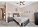 Comfortable bedroom with ceiling fan and decorative accents create a relaxing atmosphere at 4944 E Dale Ln, Cave Creek, AZ 85331