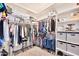 Walk-in closet features abundant shelving, hanging racks, and organization solutions at 4944 E Dale Ln, Cave Creek, AZ 85331
