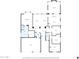 Detailed floor plan of the home showcasing the layout of the bedrooms, bathrooms, kitchen, and living spaces at 4944 E Dale Ln, Cave Creek, AZ 85331