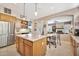 Kitchen area boasts a center island, granite countertops, stainless steel appliances, and access to the living room at 4944 E Dale Ln, Cave Creek, AZ 85331