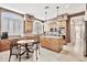 Spacious kitchen features wooden cabinets, granite countertops, stainless steel appliances, and a cozy breakfast nook at 4944 E Dale Ln, Cave Creek, AZ 85331