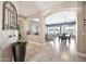 Spacious living room showcasing open floorplan, tile floors and an archway at 4944 E Dale Ln, Cave Creek, AZ 85331