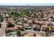 Aerial view pinpointing a private residence and a nearby park within the community at 1233 E Azure Sea Ln, Gilbert, AZ 85234