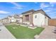 Beautiful single Gathering home showcasing a well-manicured front yard and exterior stone accents at 1356 E Penedes Ct, Gilbert, AZ 85298