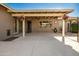 Covered patio with ample space for lounging and entertaining at 1506 E Gemini Dr, Tempe, AZ 85283