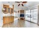 Bright and open floorplan featuring wood-look flooring and lots of natural light at 17200 W Bell Rd # 800, Surprise, AZ 85374