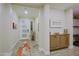 Welcoming entry hallway featuring stylish decor, tile flooring, and modern lighting fixtures at 17913 E Vista Desierto --, Rio Verde, AZ 85263