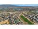 Golf community view with mountain views and blue landmarks in the distance, highlighted with a green landmark at 18059 W Ocotillo Ave, Goodyear, AZ 85338