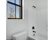 Simple bathtub with a window at 20125 E Melissa Pl, Queen Creek, AZ 85142