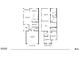 A detailed floor plan showcasing the layout of the home, including bedrooms, bathrooms, kitchen, and living areas at 21032 N 58Th St, Phoenix, AZ 85054