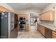 Kitchen featuring stainless steel appliances, granite countertops, and ample cabinet space at 23402 N 22Nd Way, Phoenix, AZ 85024