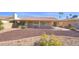 Backyard featuring a covered patio and desert landscaping at 25822 S Eastlake Dr, Sun Lakes, AZ 85248