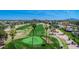 Beautiful aerial view of the lush golf course and manicured landscaping at 25822 S Eastlake Dr, Sun Lakes, AZ 85248