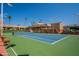 A view of one of the community tennis courts at 25822 S Eastlake Dr, Sun Lakes, AZ 85248