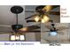 Selection of modern ceiling fans with lighting fixtures, enhancing ventilation and ambiance at 3212 E Constance Way, Phoenix, AZ 85042