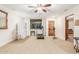 Large bonus room featuring gym equipment, a refrigerator, and wood accents at 3464 E Dartmouth St, Mesa, AZ 85213