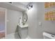 Bathroom featuring modern vanity, updated lighting, and tiled floor at 350 N 9Th St, Coolidge, AZ 85128