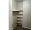 Walk-in closet with multiple shelves, providing ample storage space for clothes and accessories at 5995 N 78Th St # 2026, Scottsdale, AZ 85250