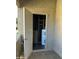 Exterior view of utility closet with water heater and storage at 5995 N 78Th St # 2026, Scottsdale, AZ 85250