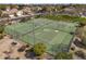 Aerial view of community tennis courts offering recreational opportunities at 7686 S Myrtle Ave, Tempe, AZ 85284