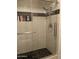 Stylish shower stall with glass doors, modern fixtures, and sleek tiling at 9196 E Evans Dr, Scottsdale, AZ 85260