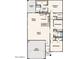 Detailed floor plan showcasing the layout of the home with bedrooms, kitchen, and living spaces at 1611 W Posada St, Coolidge, AZ 85128