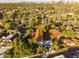 Aerial view of a tree-lined residential neighborhood with homes and lush greenery at 1614 Palmcroft Sw Dr, Phoenix, AZ 85007