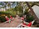 Serene backyard patio with comfortable seating, lush greenery, and tranquil ambiance for relaxation at 1614 Palmcroft Sw Dr, Phoenix, AZ 85007