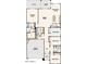 Detailed floor plan showcasing a 4-bedroom layout, primary suite, open-concept living space and a 2-car garage at 1902 S 246Th Ln, Buckeye, AZ 85326