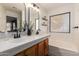 Bathroom features double sinks, a vanity, and a bathtub at 2106 E 39Th Ave, Apache Junction, AZ 85119