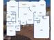 Detailed floor plan showcasing the layout of the home with measurements of each room at 21402 N 158Th Dr, Sun City West, AZ 85375