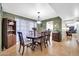 Elegant dining room with hardwood floors and classic decor, perfect for entertaining at 2919 W Kerry Ln, Phoenix, AZ 85027