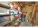 Organized storage room with shelving units displaying various household and garden supplies at 2919 W Kerry Ln, Phoenix, AZ 85027