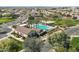 Aerial view of community pool and recreational amenities at 3551 E Shannon St, Gilbert, AZ 85295