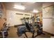 View of the exercise room with treadmills, elliptical machines and stationary bike at 455 S Delaware Dr # 106, Apache Junction, AZ 85120