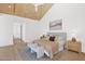 Bright main bedroom with vaulted ceilings, modern decor, and a neutral color palette at 4704 N 40Th Pl, Phoenix, AZ 85018