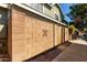 Charming exterior view of the property showcasing block wall and a wooden gate at 4842 E Kachina Trl # 3, Phoenix, AZ 85044