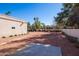 Large and private backyard, private garden, and desert landscaping at 5345 E Mercer Ln, Scottsdale, AZ 85254