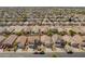 Aerial view of a quiet neighborhood with well-maintained homes and landscaping at 661 E Redondo Dr, Gilbert, AZ 85296