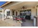 Outdoor patio area with a view of the backyard at 12901 W Wilshire Dr, Avondale, AZ 85392