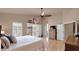 Main bedroom with a sliding door to a balcony and a lovely view at 1302 E Voltaire Ave, Phoenix, AZ 85022