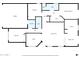 Detailed floor plan showcasing the layout of this home's bedrooms, bathrooms, and living spaces at 13534 W Young St, Surprise, AZ 85374