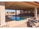 Inviting community pool and spa for swimming and relaxation in a covered patio at 2263 N Trekell Rd # 21, Casa Grande, AZ 85122