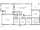 Detailed floor plan showcasing the layout of the home with dimensions for each room and closet space at 2521 W Mark Ln, Phoenix, AZ 85085
