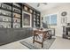 Home office offering tons of shelving and storage space plus plenty of room to work at 4247 E Tonto Pl, Chandler, AZ 85249